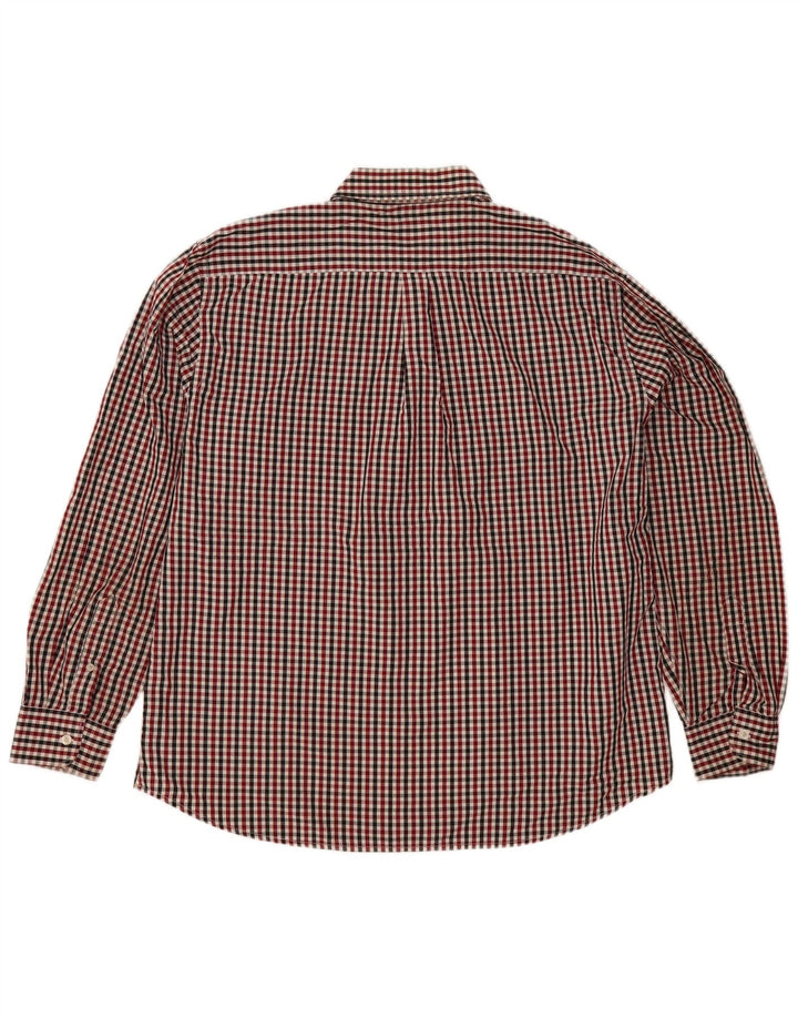 Dockers Herreskjorte XL Rød Gingham Bomuld