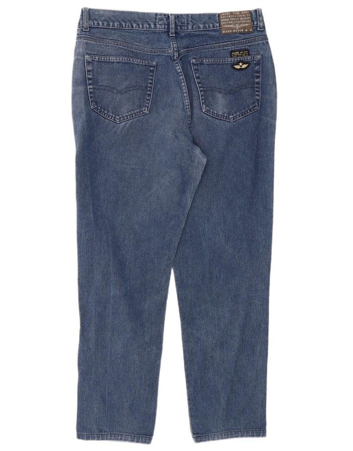 MASH Mens Slim Jeans IT 54 2XL W34 L29 Azul Algodão