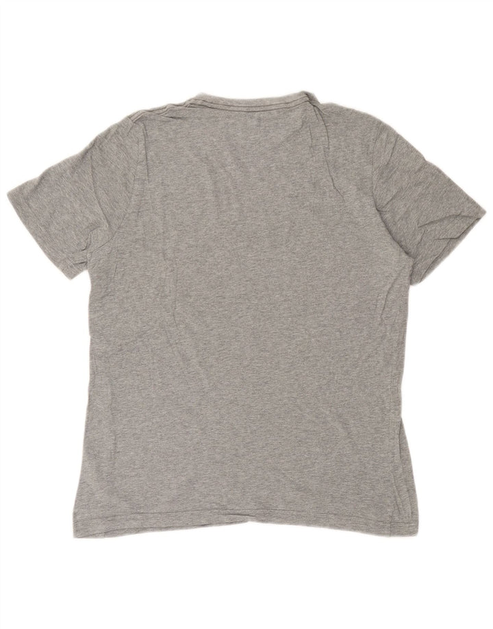 Puma Mens Graphic T-Shirt Top Medium Grey Cotton