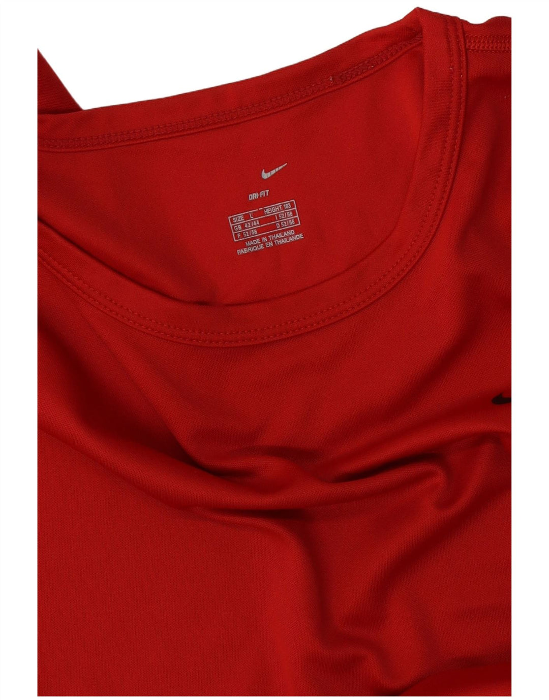 Nike Herre Dri Fit T-Shirt Top Stor Rød