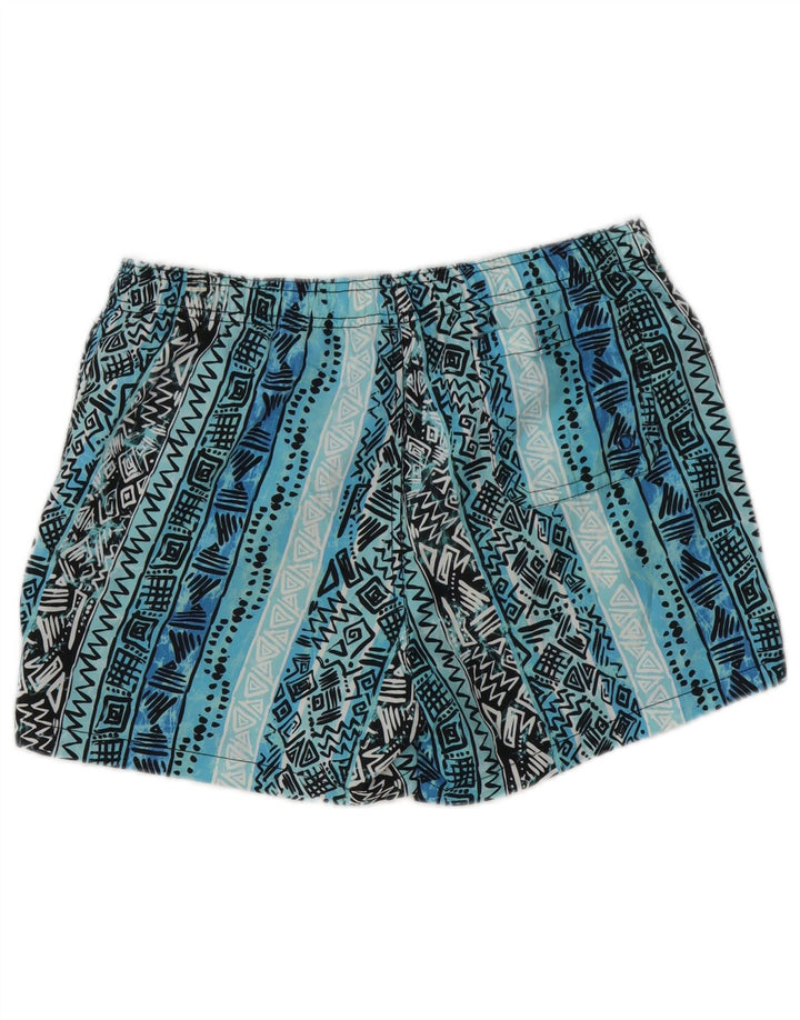 Pantaloncini da bagno da uomo Maui and Sons piccoli in poliestere geometrico blu