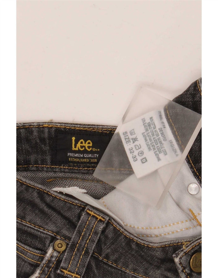Lee Damen Desoto Bootcut Jeans W32 L33 Graue Baumwolle