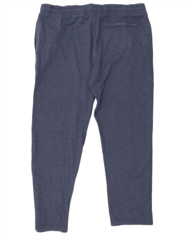 MARKS & SPENCER Mens Tracksuit Trousers 2XL  Navy Blue Cotton