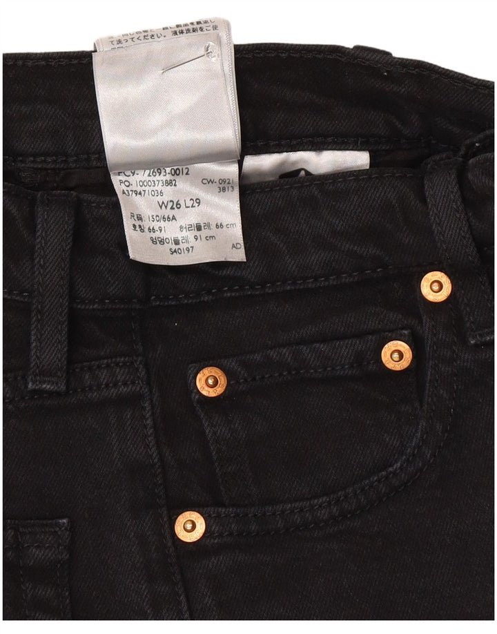 Jeans dritti Ribcage da donna Levi's W26 L29 cotone grigio