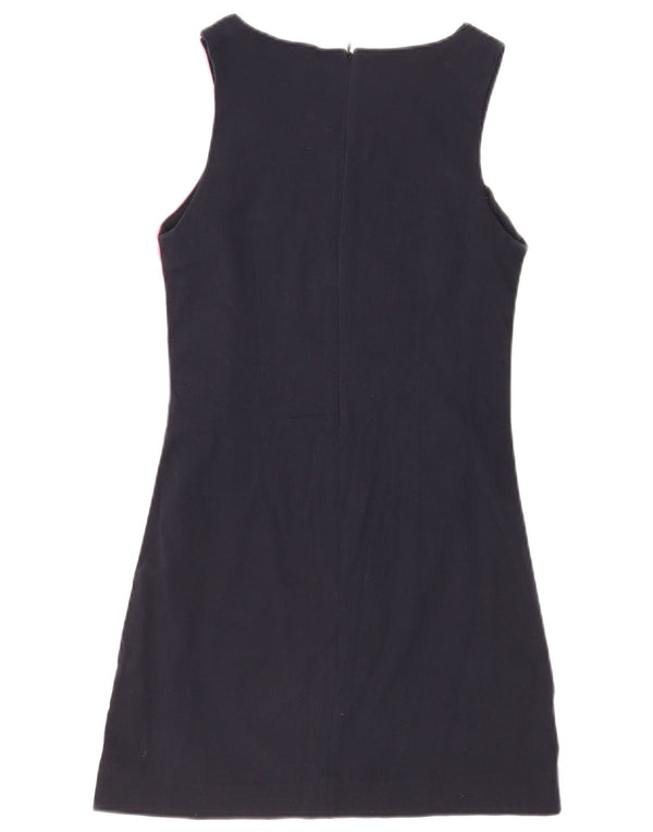 Desigual Damen Etuikleid UK 12 Medium Mehrfarbig Geometrisch