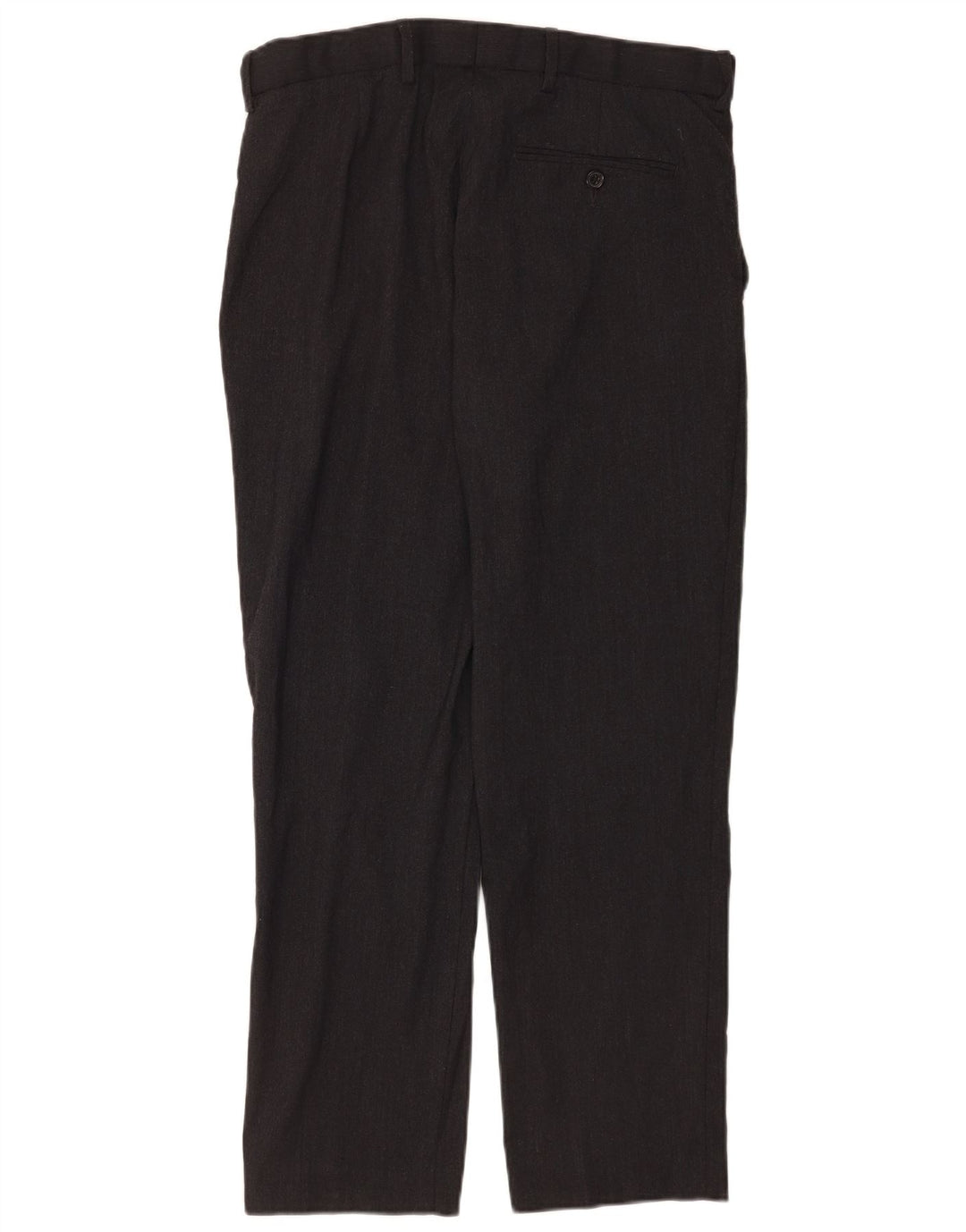 Marks & Spencer Mens Straight Chino Trousers W32 L29 Grey Flecked
