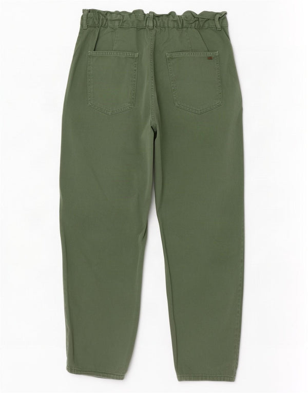 Blugi conici pentru femei cu talie înaltă Zara EU 38 Mici L28 L26 Bumbac verde