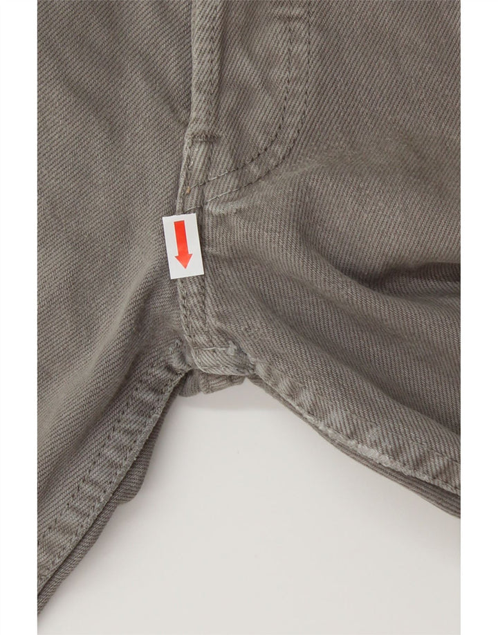 LEVI'S Mens 501 Straight Capri Jeans W36 L24 Grey Cotton Vintage Levi's and Second-Hand Levi's from Messina Hembry 