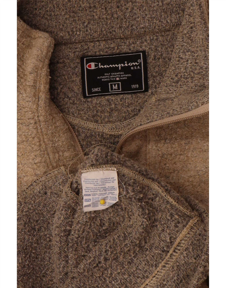Giacca da tuta da uomo Champion in acrilico beige medio