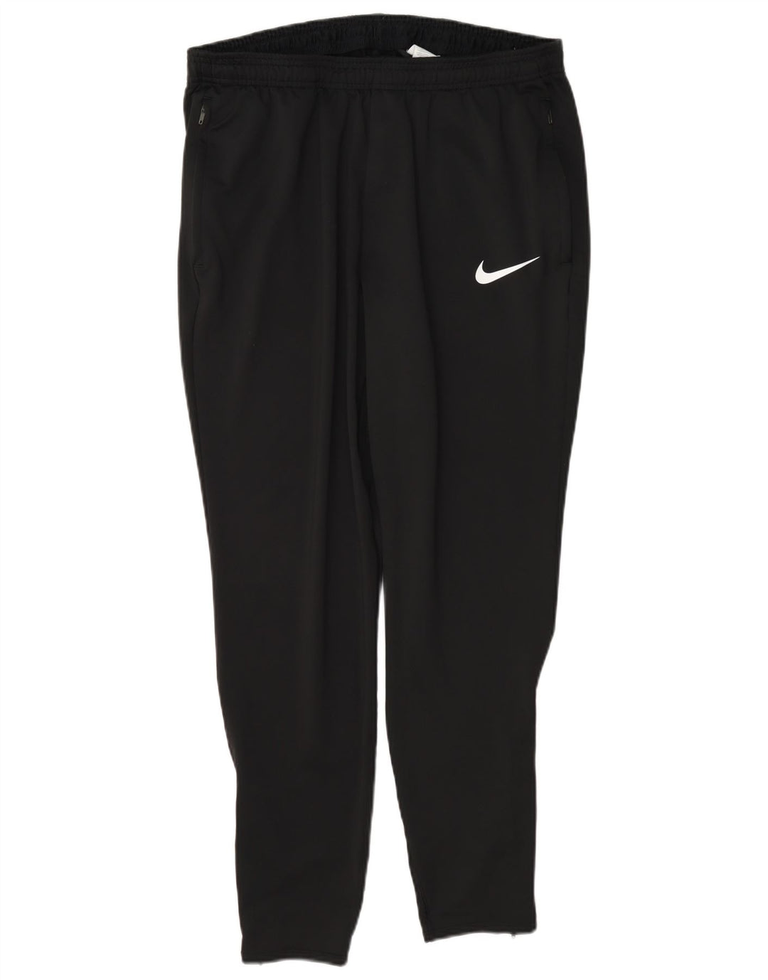 Nike Mens Dri Fit Slim Tracksuit Trousers Large Black Colourblock Polyester