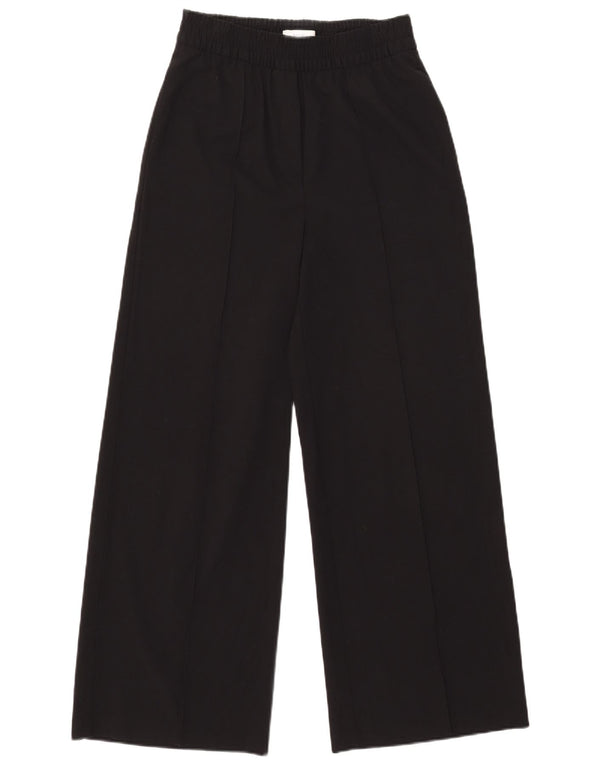 Marks & Spencer Damen-Chinohose mit hoher Taille, Gr. 8, Größe S, W28, L29, Schwarz