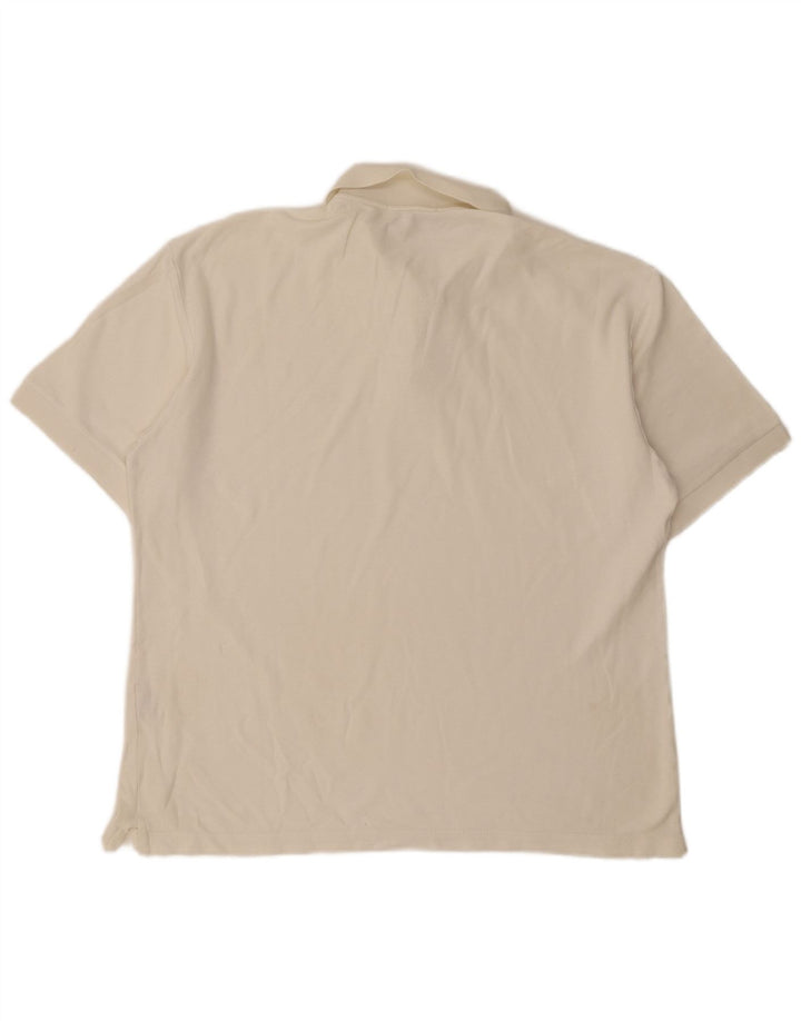 Fila Herre Polo Shirt Large White