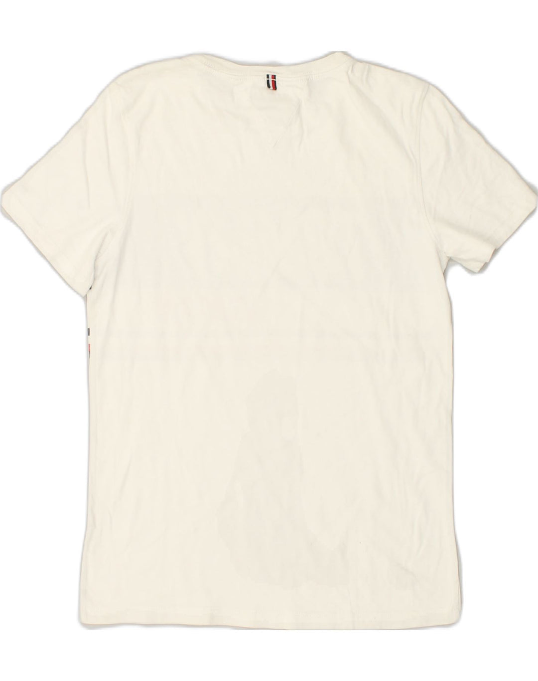 TOMMY HILFIGER Boys Graphic T-Shirt Top 13-14 Years White Cotton | Vintage Tommy Hilfiger | Thrift | Second-Hand Tommy Hilfiger | Used Clothing | Messina Hembry 