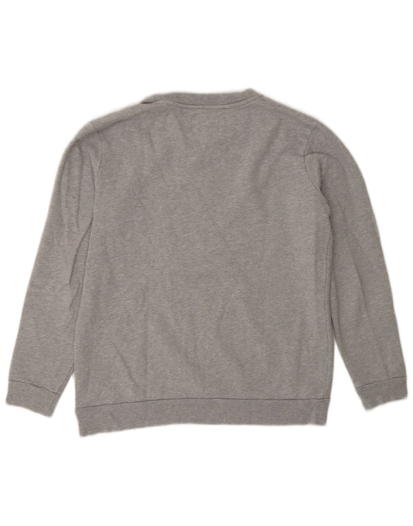 Calvin Klein Jeans Mens Graphic Sweatshirt Jumper XS Grey Cotton