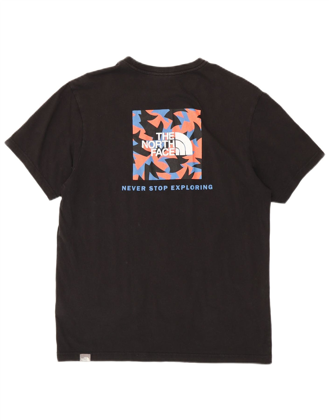 The North Face Mens Graphic T-Shirt Top Medium Black Cotton