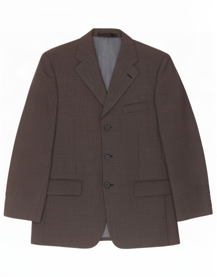 Marks & Spencer Herren-Kurzblazer, Gr. 38, mittleres Marineblau, geometrisch