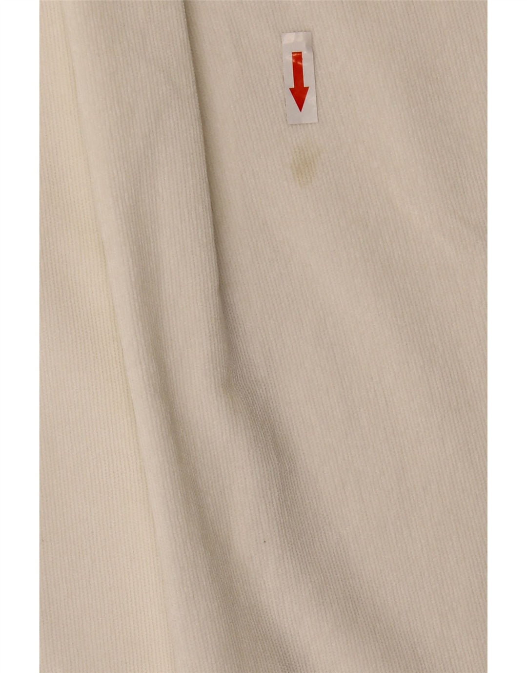 Zara Womens Oversized Corduroy Shirt UK 10 Small White Polyester