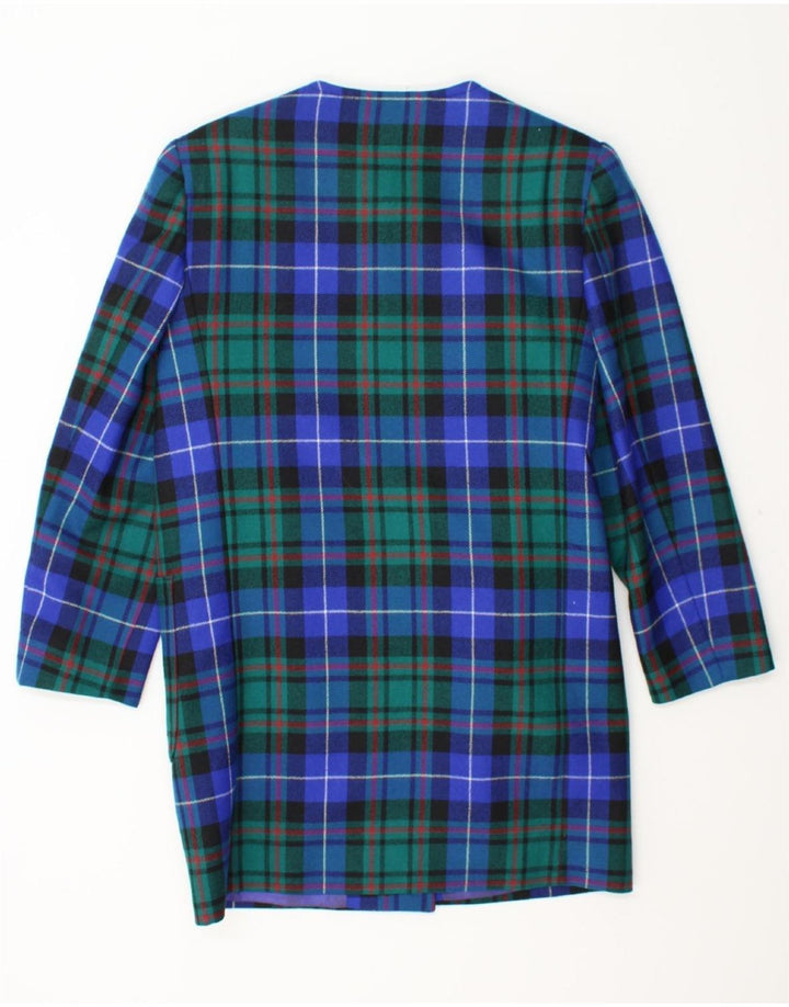 JIMMY HOURIHAN Womens Longline Blazer Jacket UK 10 Small Green Check Vintage Jimmy Hourihan and Second-Hand Jimmy Hourihan from Messina Hembry 