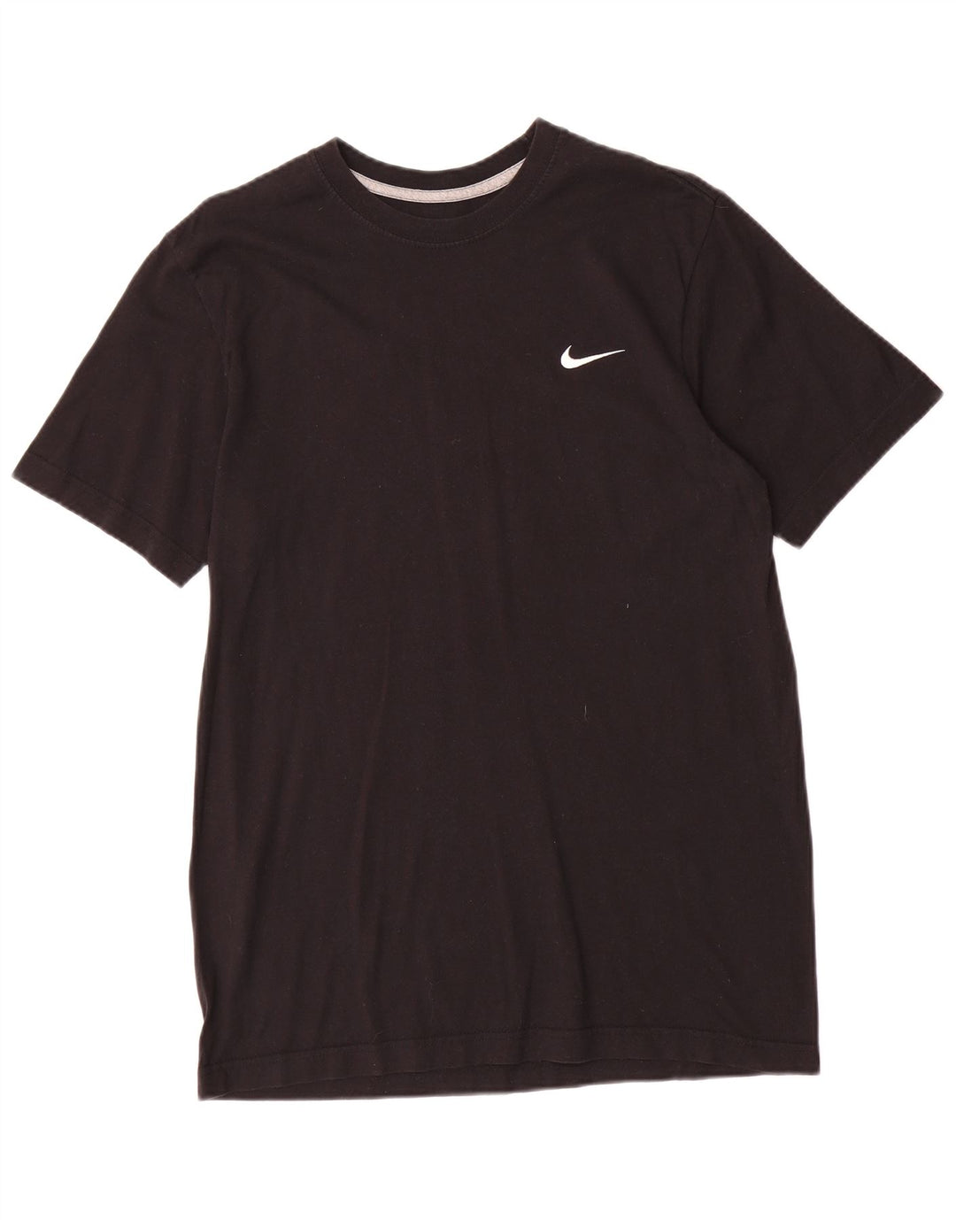 NIKE Mens Regular Fit T-Shirt Top Medium Black Cotton
