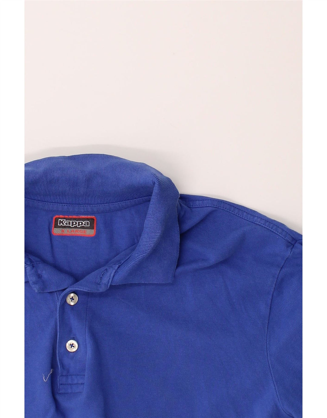 KAPPA Mens Polo Shirt XL Blue Cotton Vintage Kappa and Second-Hand Kappa from Messina Hembry 