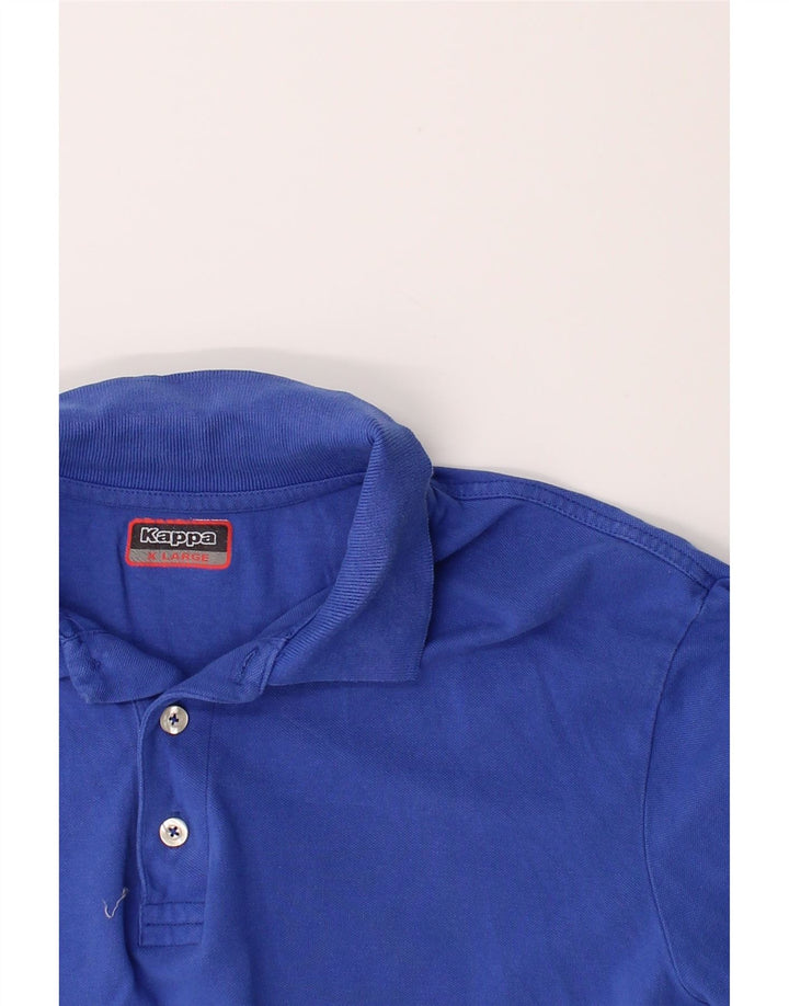 KAPPA Mens Polo Shirt XL Blue Cotton Vintage Kappa and Second-Hand Kappa from Messina Hembry 
