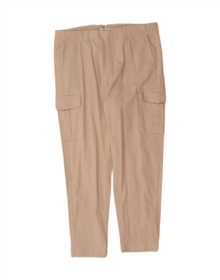 REISS Mens Slim Cargo Trousers W36 L31 Beige Cotton Vintage Reiss and Second-Hand Reiss from Messina Hembry 
