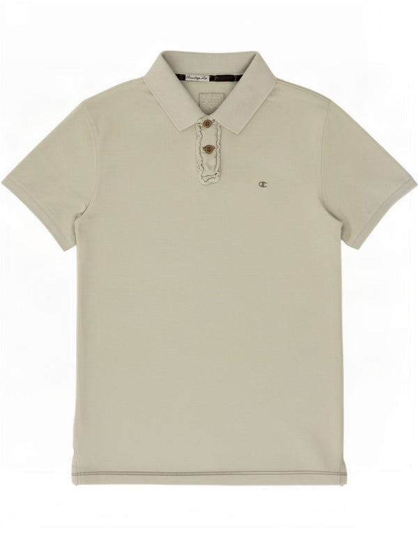 Champion Herren-Poloshirt mit Herritage-Passform, mittelgrüne Baumwolle