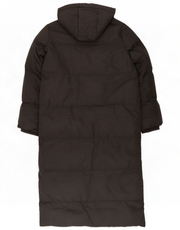 French Connection Manteau matelassé surdimensionné à capuche pour femme UK 10 Small Noir