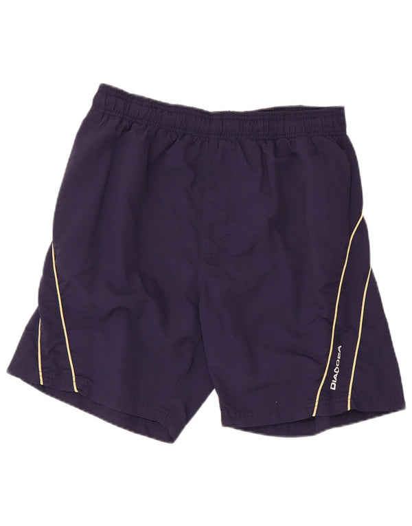 Diadora Mens Sport Shorts Grande Poliamida Azul Marinho