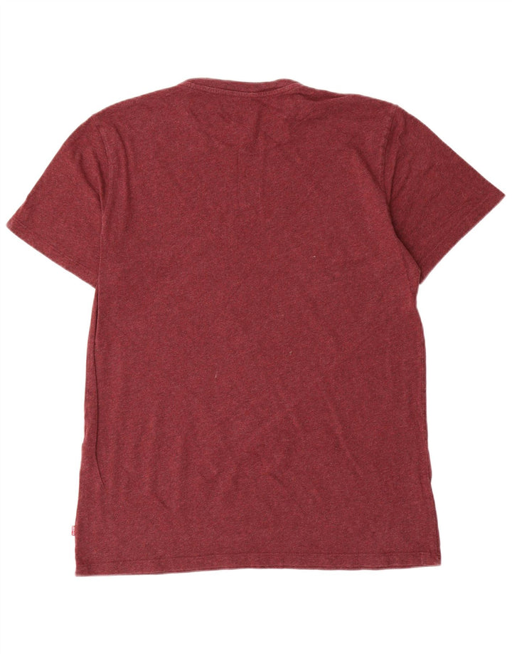 Tricou grafic pentru bărbați Levi's Top Large Maroon Flecked
