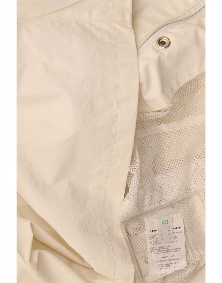 Sergio Tacchini Veste utilitaire pour femme UK 48 Medium Off White Polyamide
