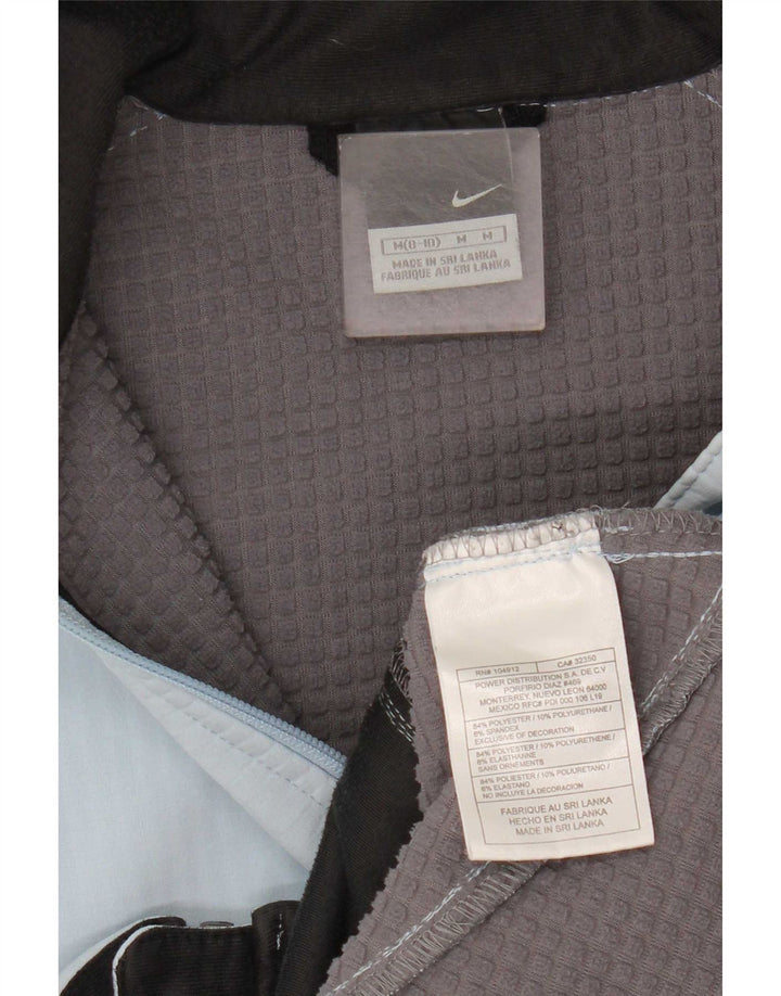 Giacca superiore della tuta da donna Nike US 8/10 poliestere blu medio