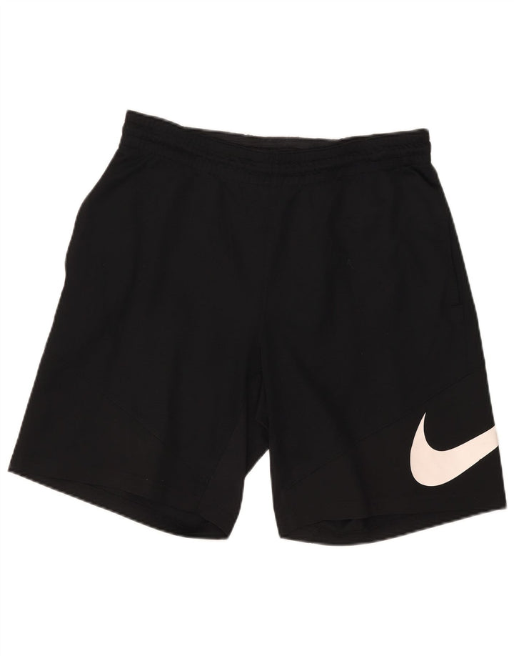 Nike Short de sport Dri Fit Graphic pour homme en polyester noir moyen