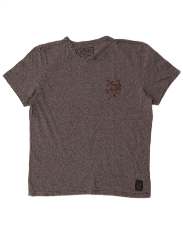 Element Mens Graphic T-Shirt Top Small Grey