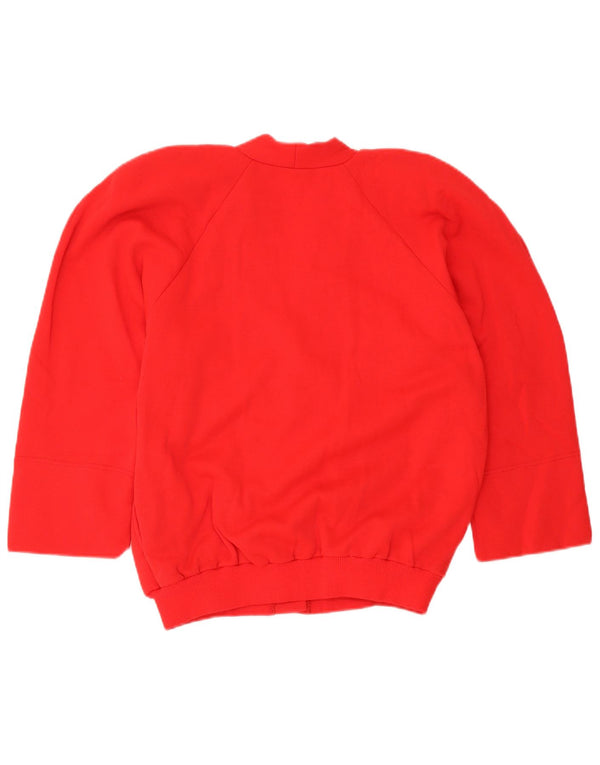 vintage Femme Cardigan Oversize Pull UK 10 Petit Coton Rouge