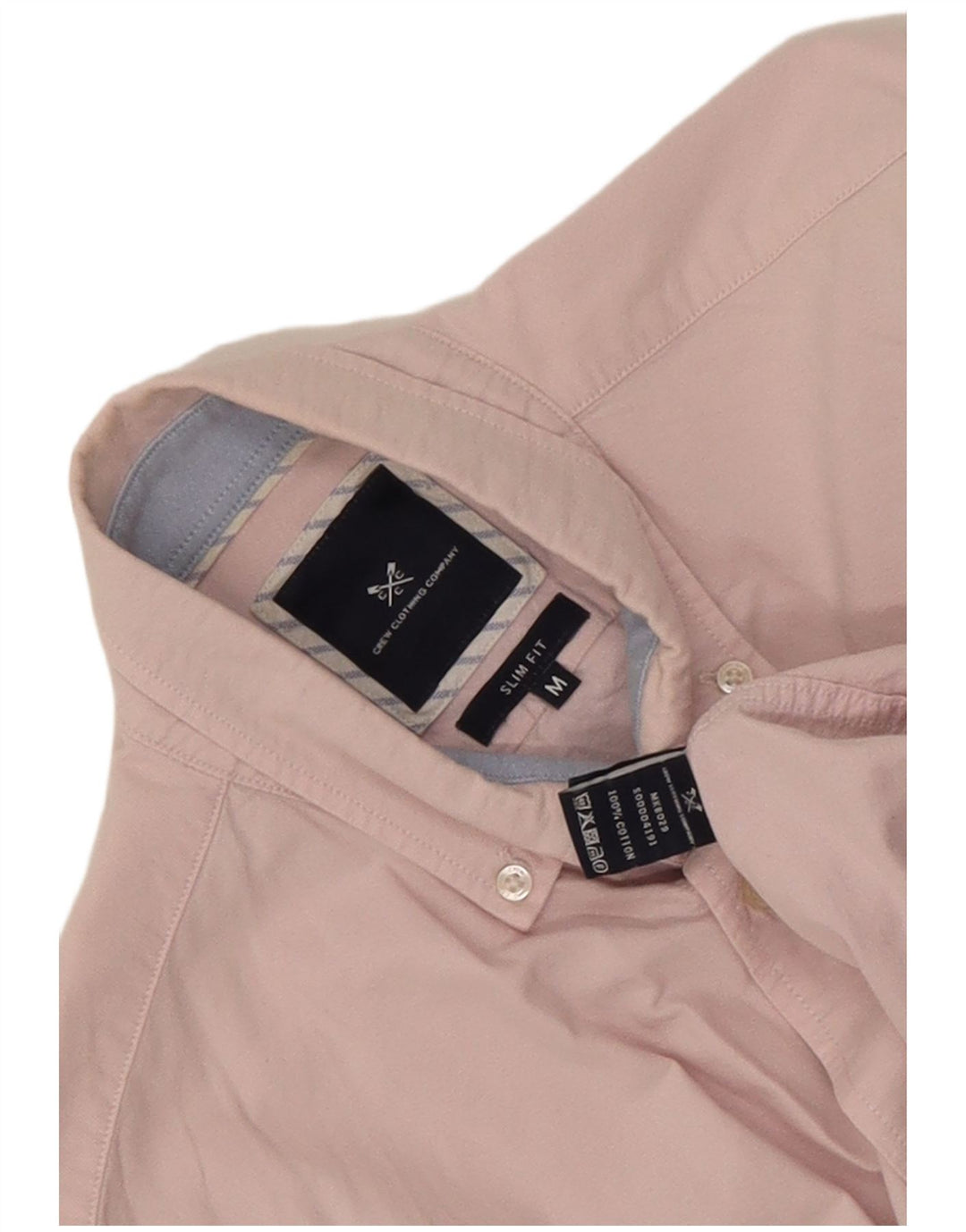 Crew Clothing Mens Slim Fit Shirt Medium Pink Cotton