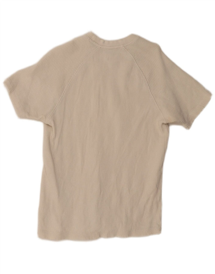 T-shirt męski Zara, mały, biały, bawełniany