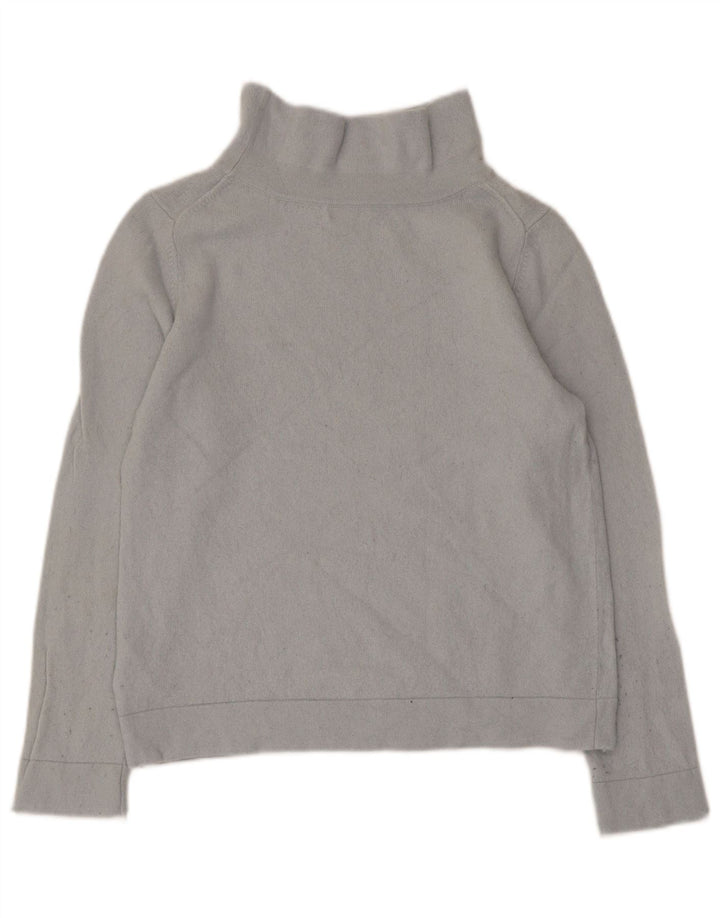Hobbs Womens Roll Neck Jumper Sweater UK 14 Large Grey Wool