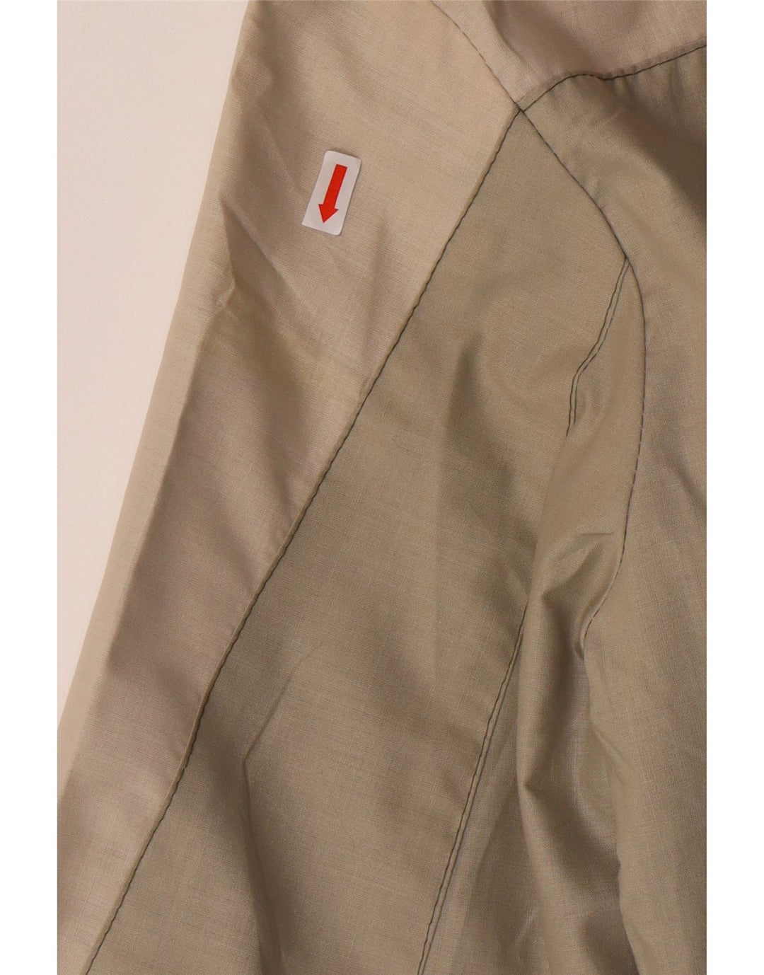 VINTAGE Mens Bomber Jacket IT 50 Large Khaki Colourblock Polyester