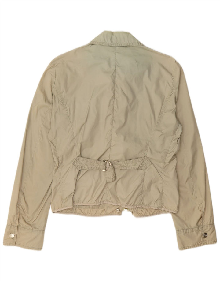 Cerruti 1881 Chaqueta utilitaria para mujer IT 44 Medium Beige Nylon