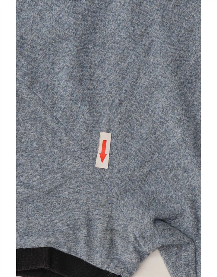 T-shirt da uomo Superdry Top Small in cotone chiazzato blu