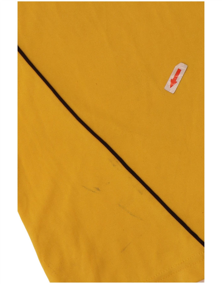 Maglietta Adidas da uomo Top Large in poliestere giallo