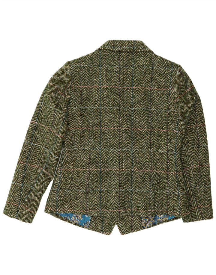 Giacca blazer a 5 bottoni da donna Joe Browns UK 14 grande pied de poule verde