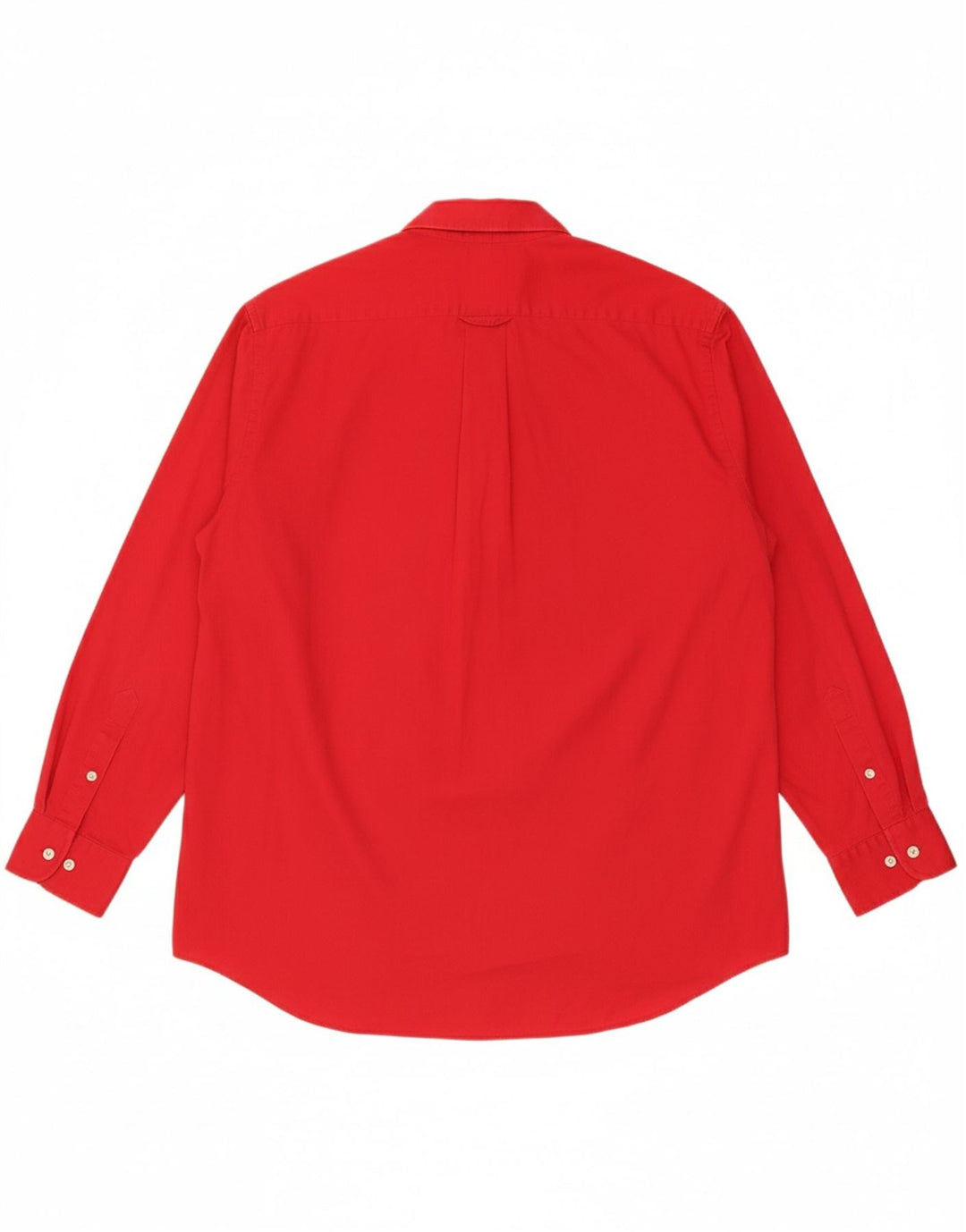 CHAPS Mens Regular Fit Shirt Size 17 1/2 XL Red Cotton