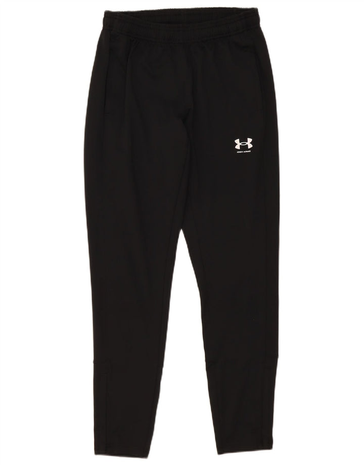 Under Armour Mens Tracksuit Trousers Small  Black Polyester