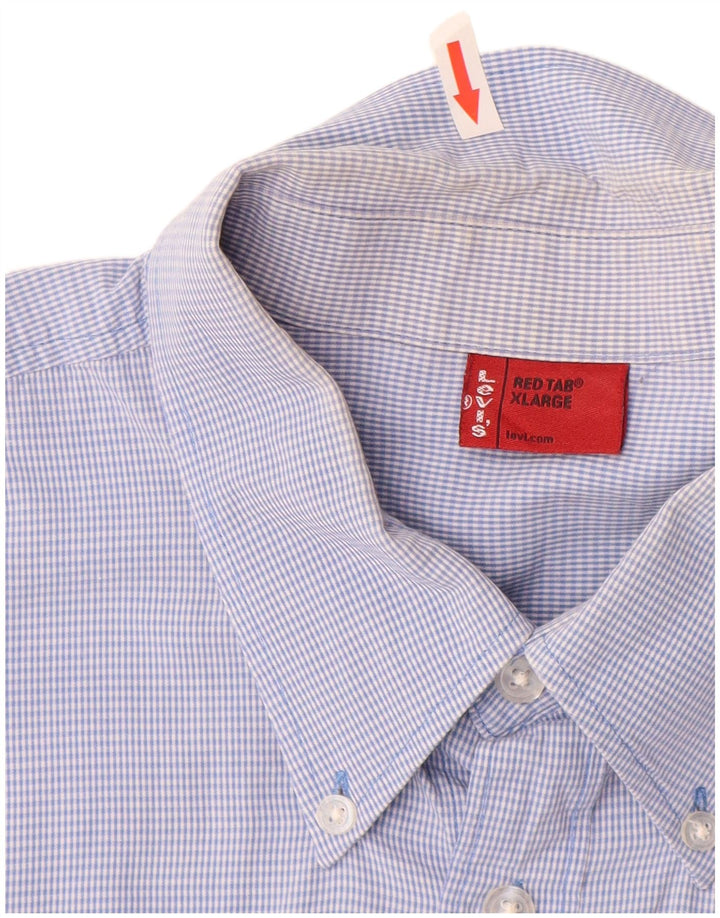 LEVI'S Mens Shirt XL Blue Cotton