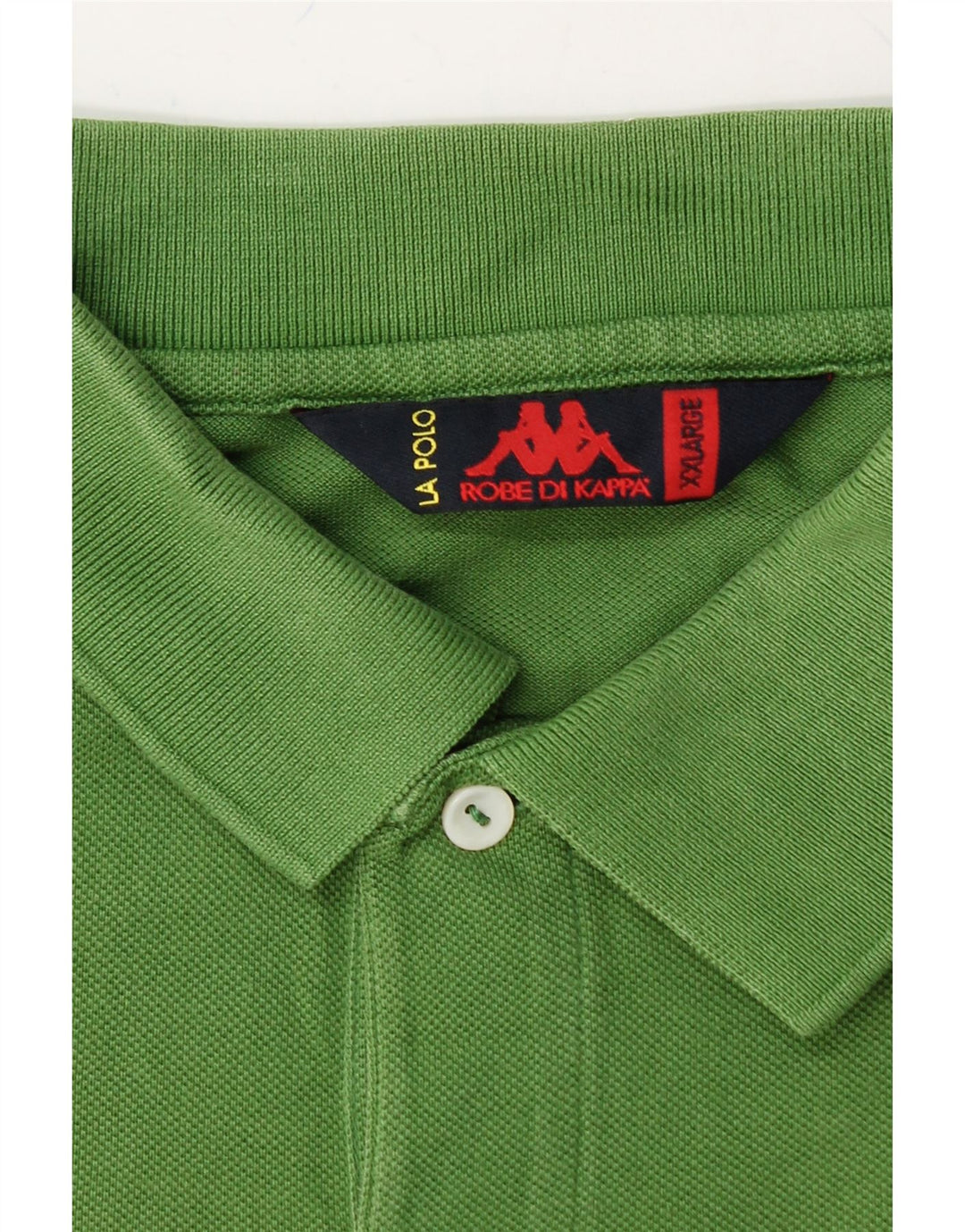 KAPPA Mens Polo Shirt 2XL Green Cotton Vintage Kappa and Second-Hand Kappa from Messina Hembry 