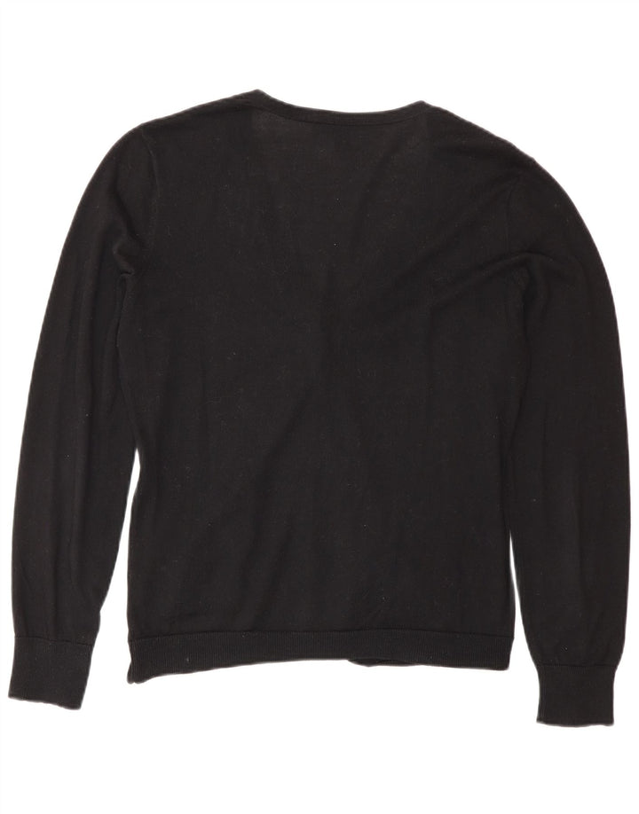 Ralph Lauren Womens Cardigan Sweater UK 10 Small Black