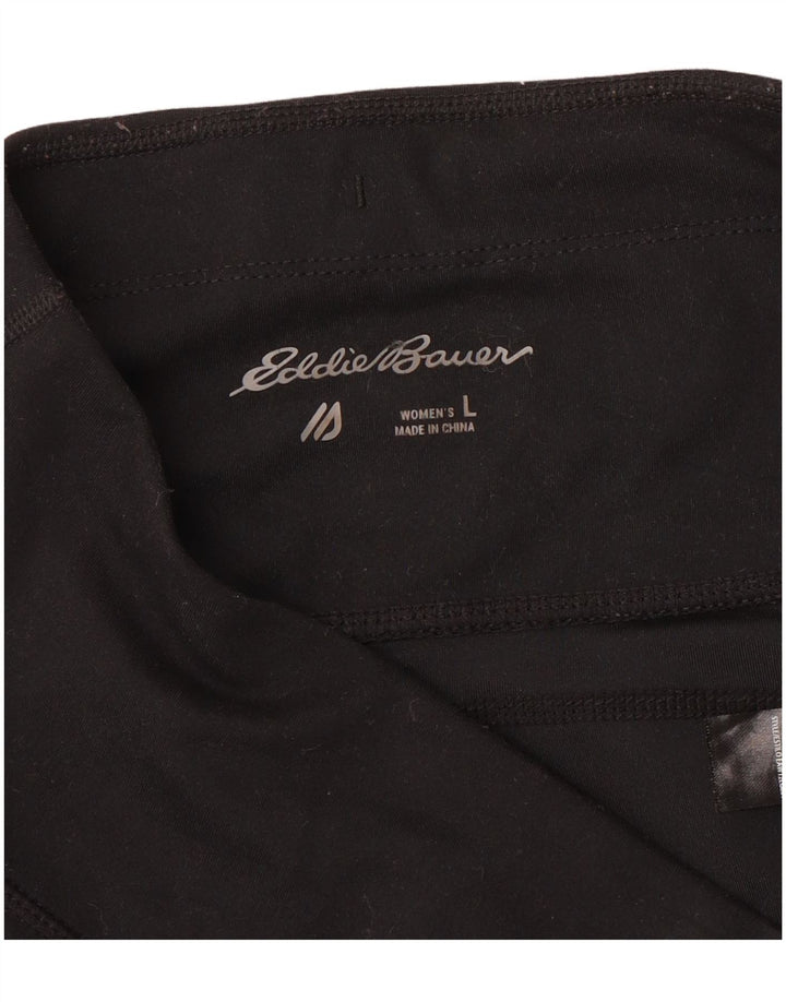 Leggings cargo da donna Eddie Bauer UK 14 grandi neri