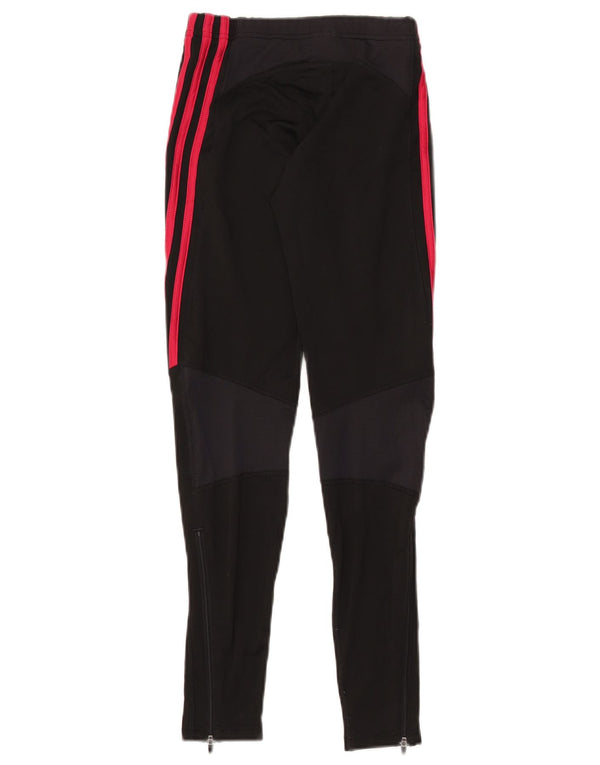 Legginsy damskie Adidas UK 10, małe, czarne, poliestrowe